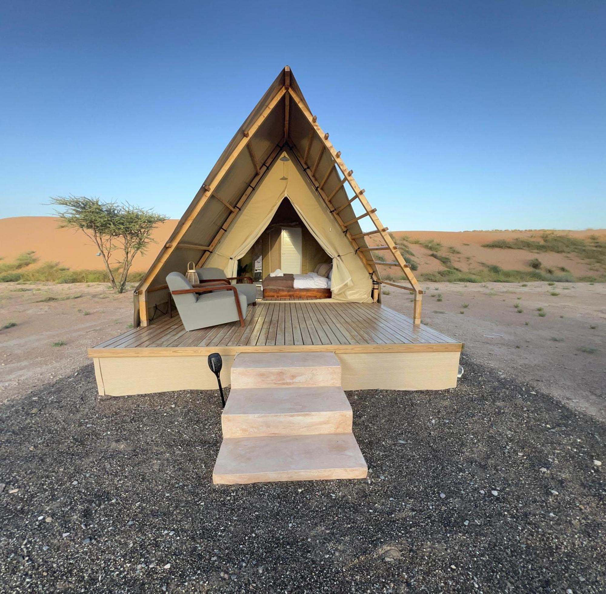 Adventurer Camp Hotel Al Wasil Bagian luar foto